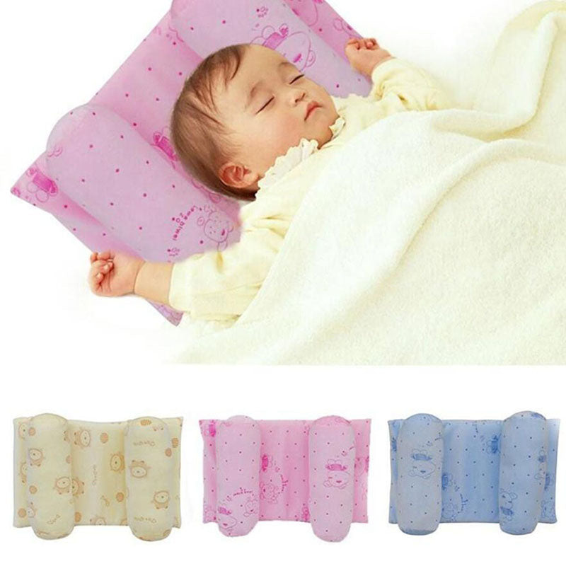 Adjustable Baby Head Shaping Pillow Soft Memory Foam Infant Pillow for Flat Head Prevention